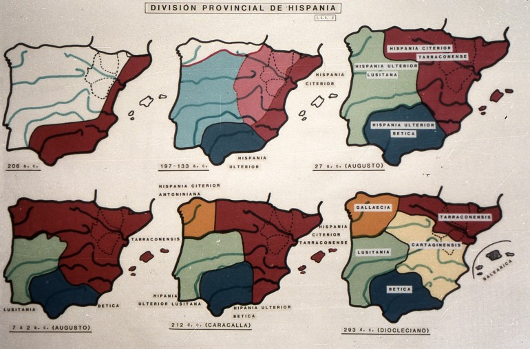 División provincial en Hispania